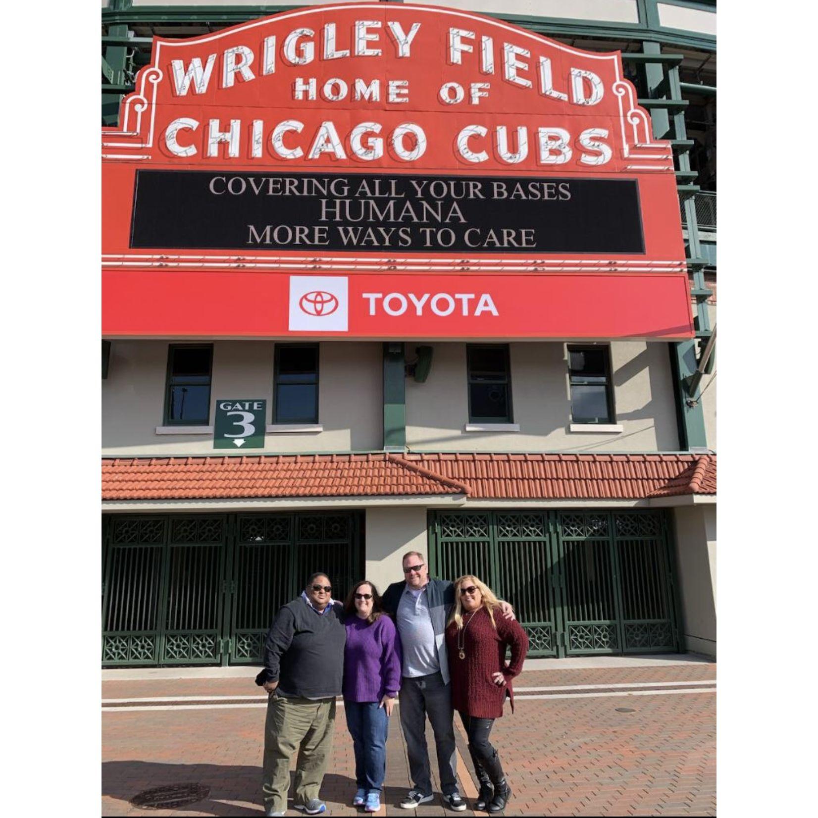 Kevin & Brenda's first trip to Chicago with Ceilon & Tonya Crim!