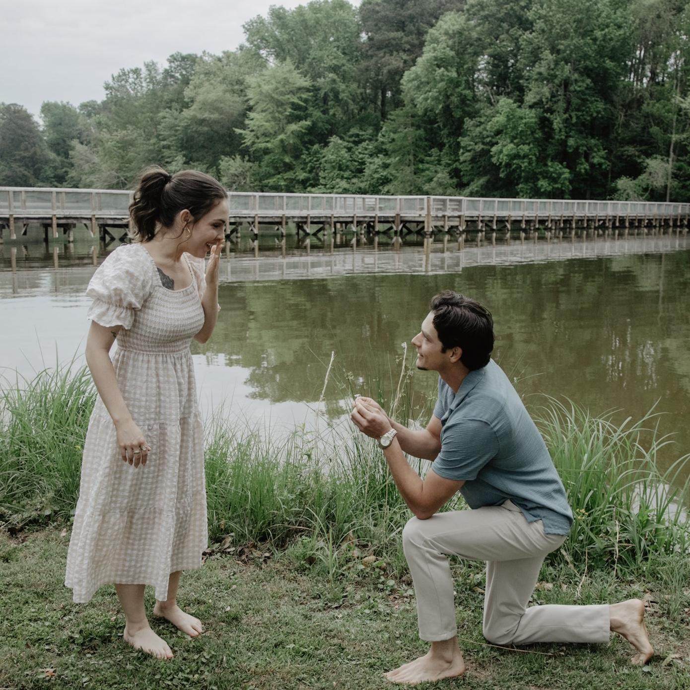 My surprise engagement <3