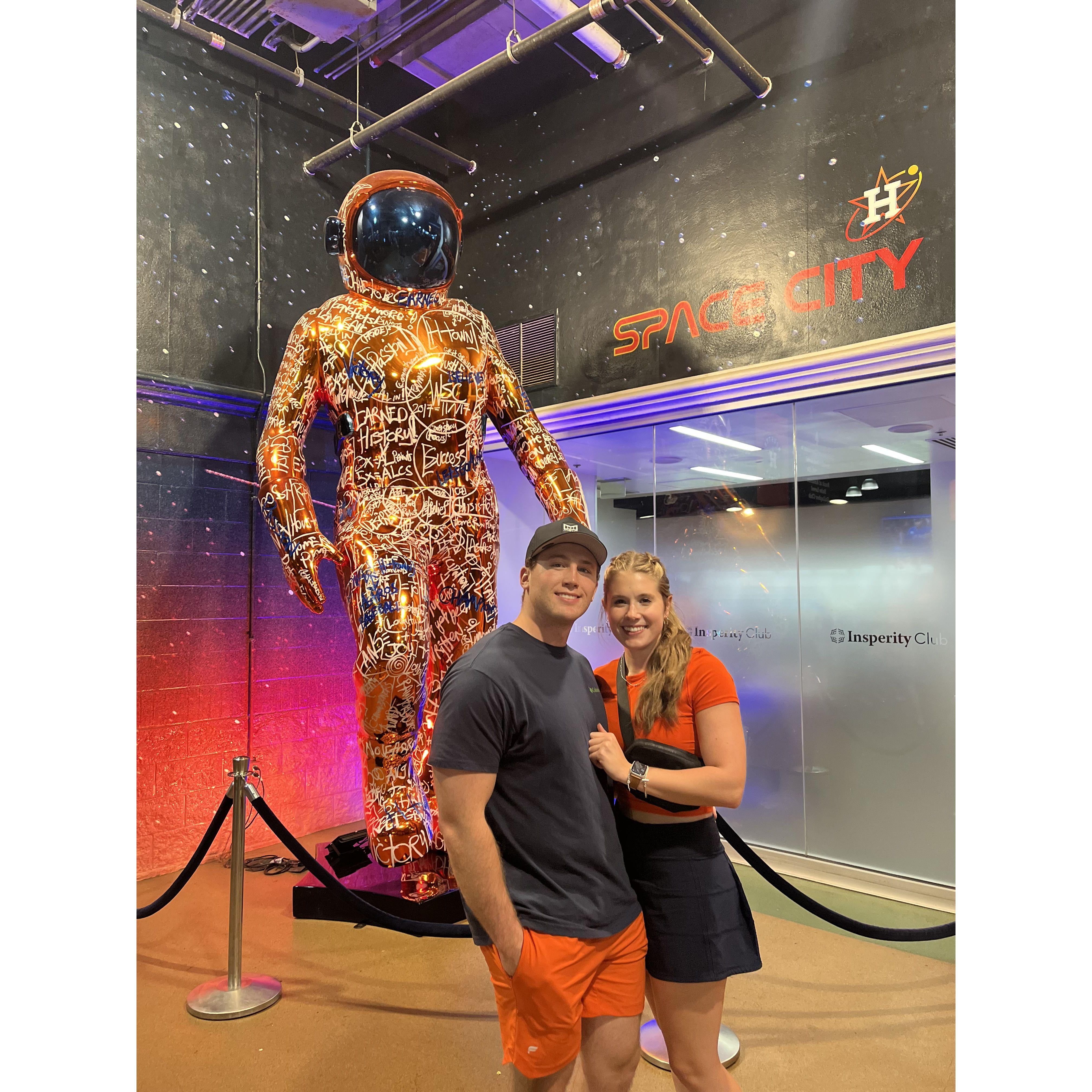 Astros game in Houston