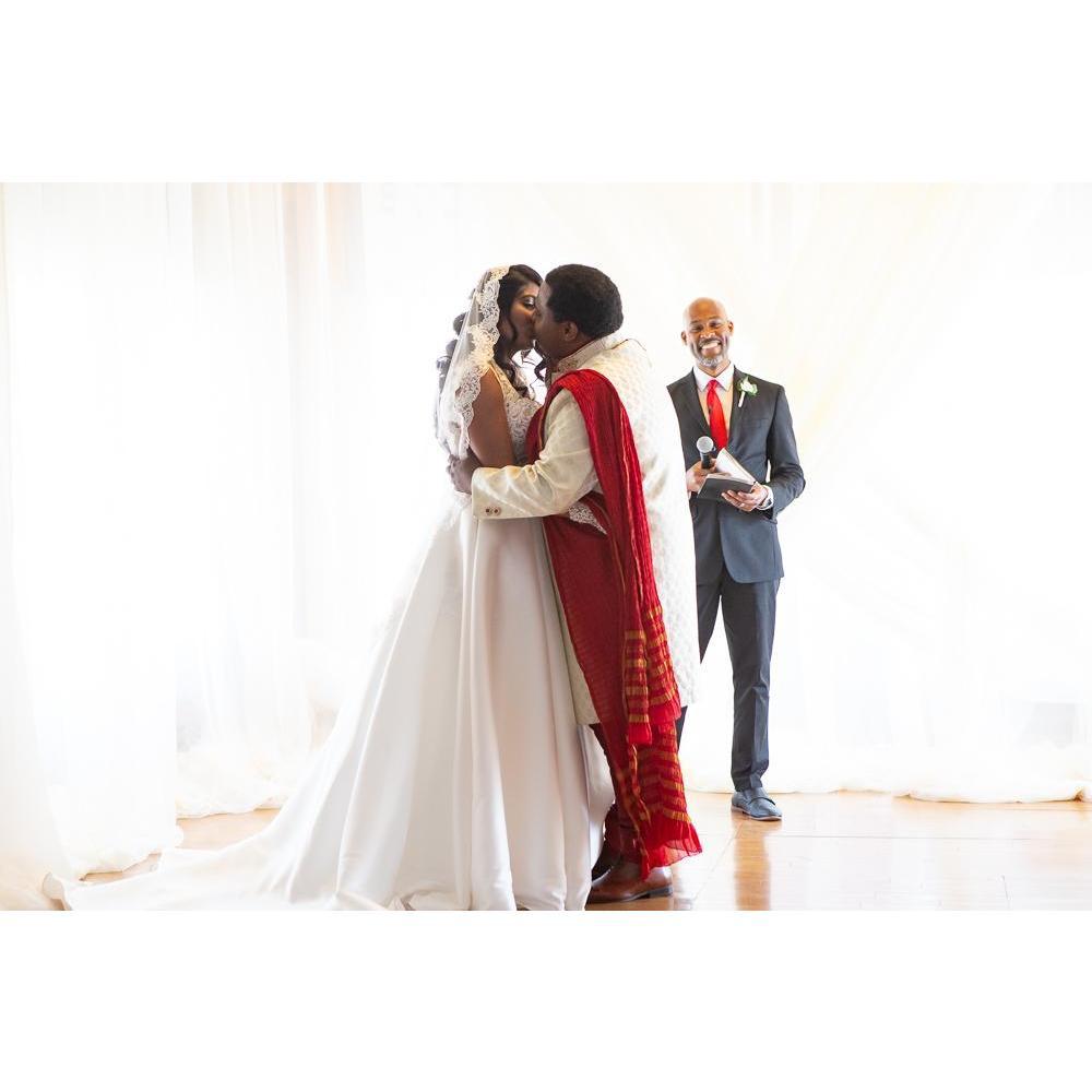 Our First Kiss as Husband & Wife