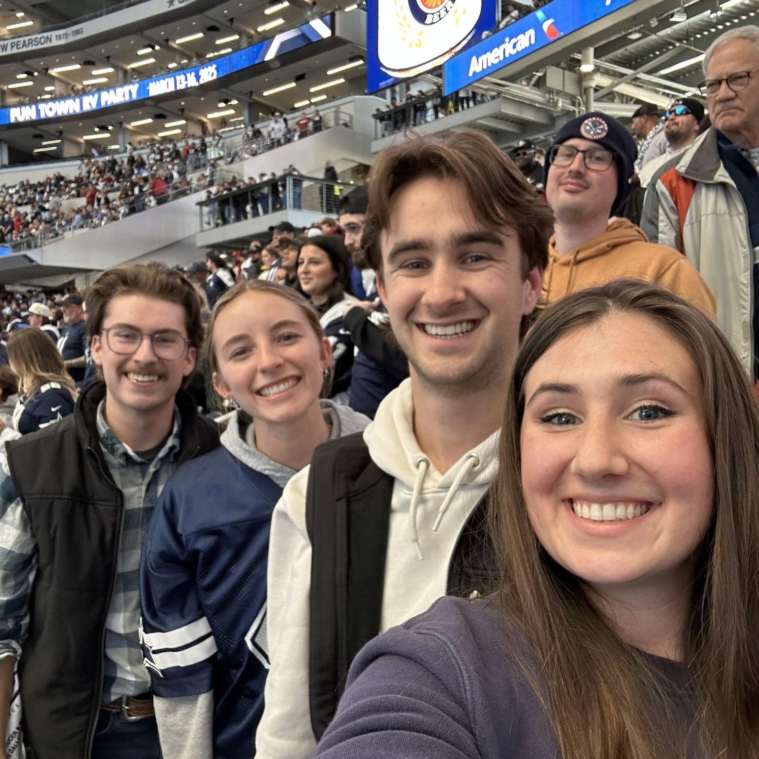 Jan 2025: Cowboys Game with Jace and Hannah!