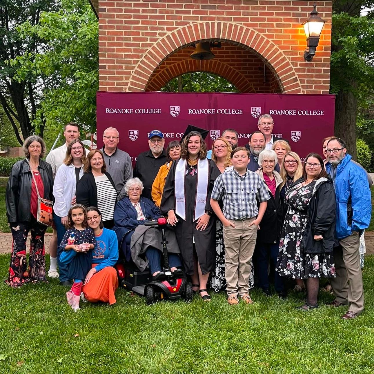 Shay Family at Roanoke College Graduation!