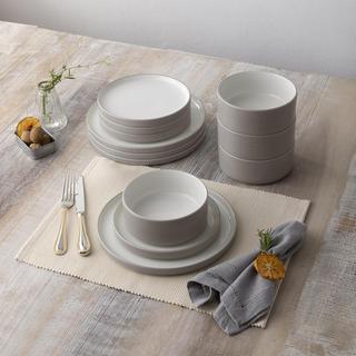 Colortex Stone 12-Piece Dinnerware Set, Service for 4 by Macy's