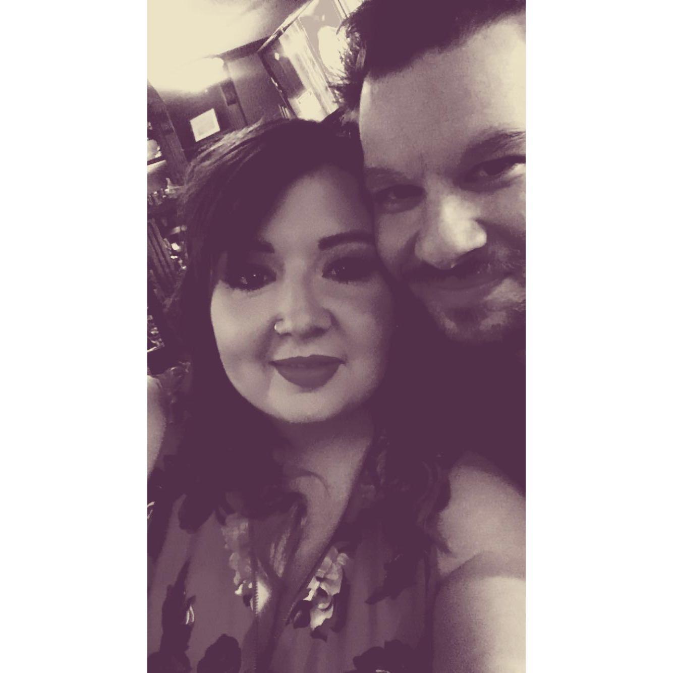 Our first selfie together! ❤️