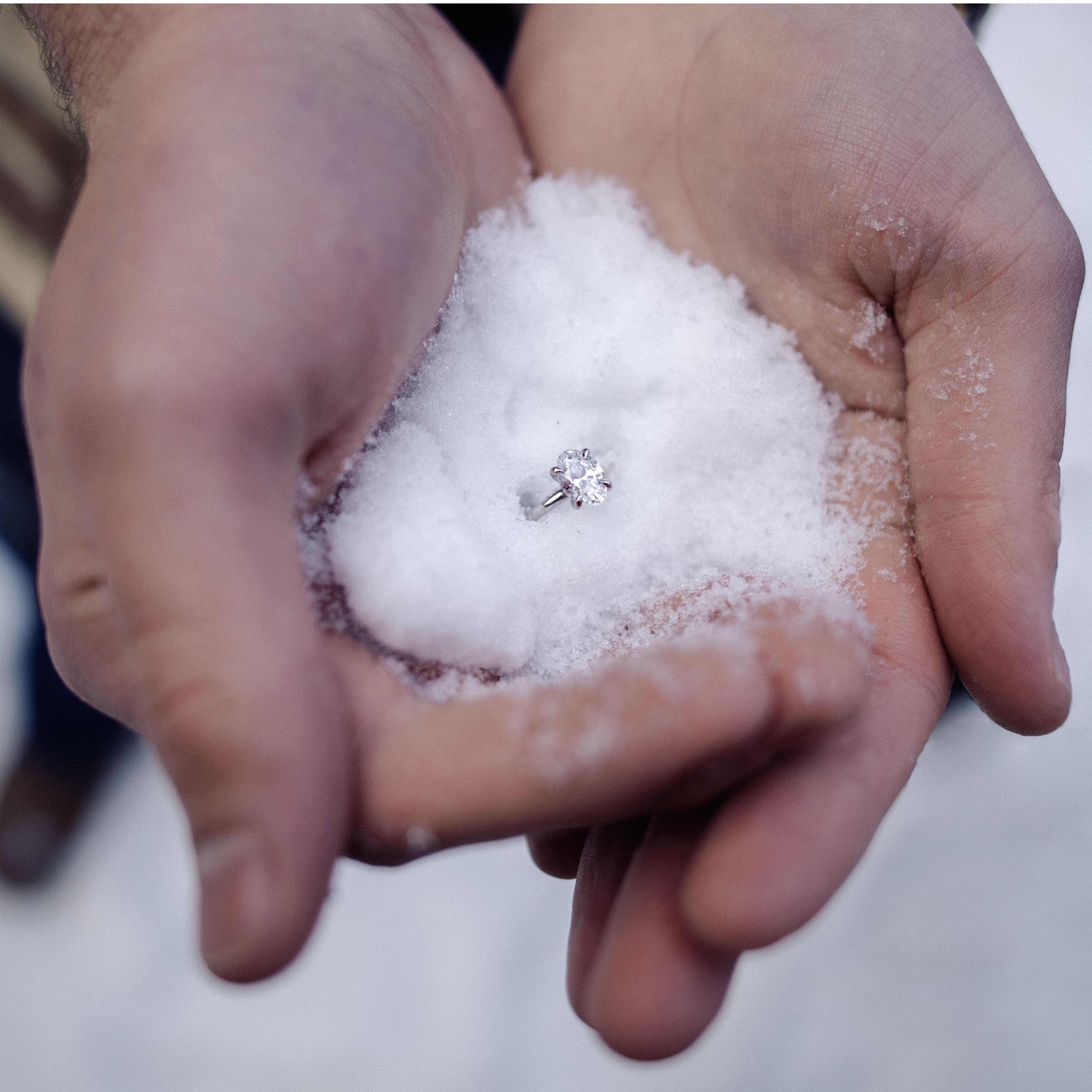 Michael's hands were freezing! 🥶