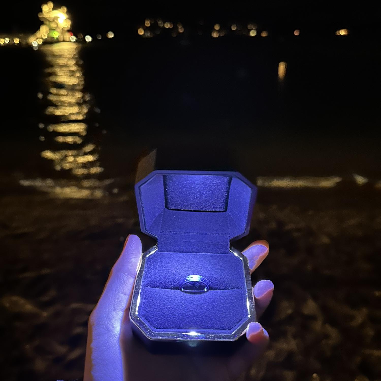 CDA beach proposal 1/6/24 🖤