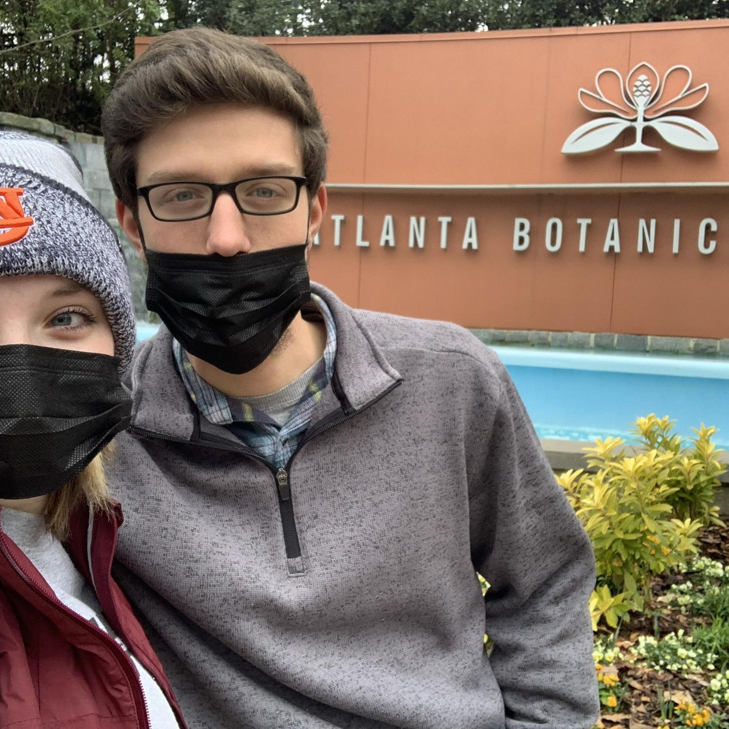 2 year Anniversary at the Atlanta Botanical Gardens! Such a beautiful place! Even during a pandemic!