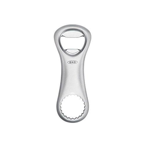 OXO 3112700 SteeL Die-Cast Bottle Opener,Silver,1EA