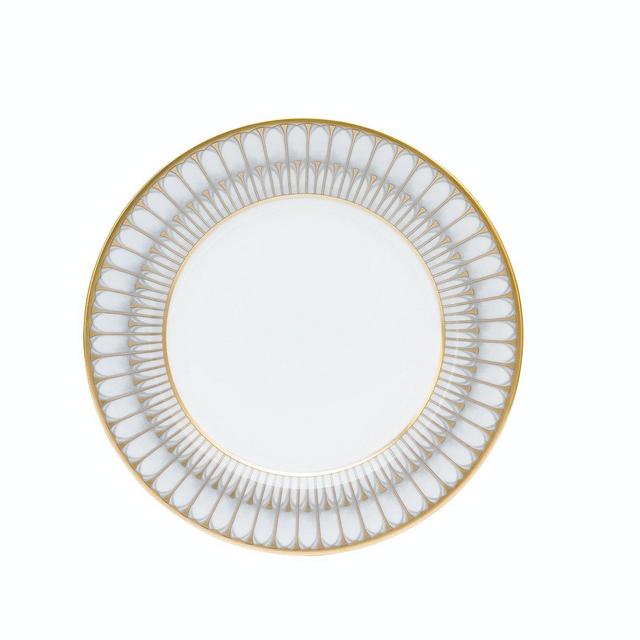 Philippe Deshoulieres Arcades Grey & Gold Salad Plate
