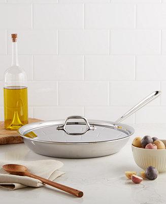 All-Clad Stainless Steel 12" Covered Fry Pan