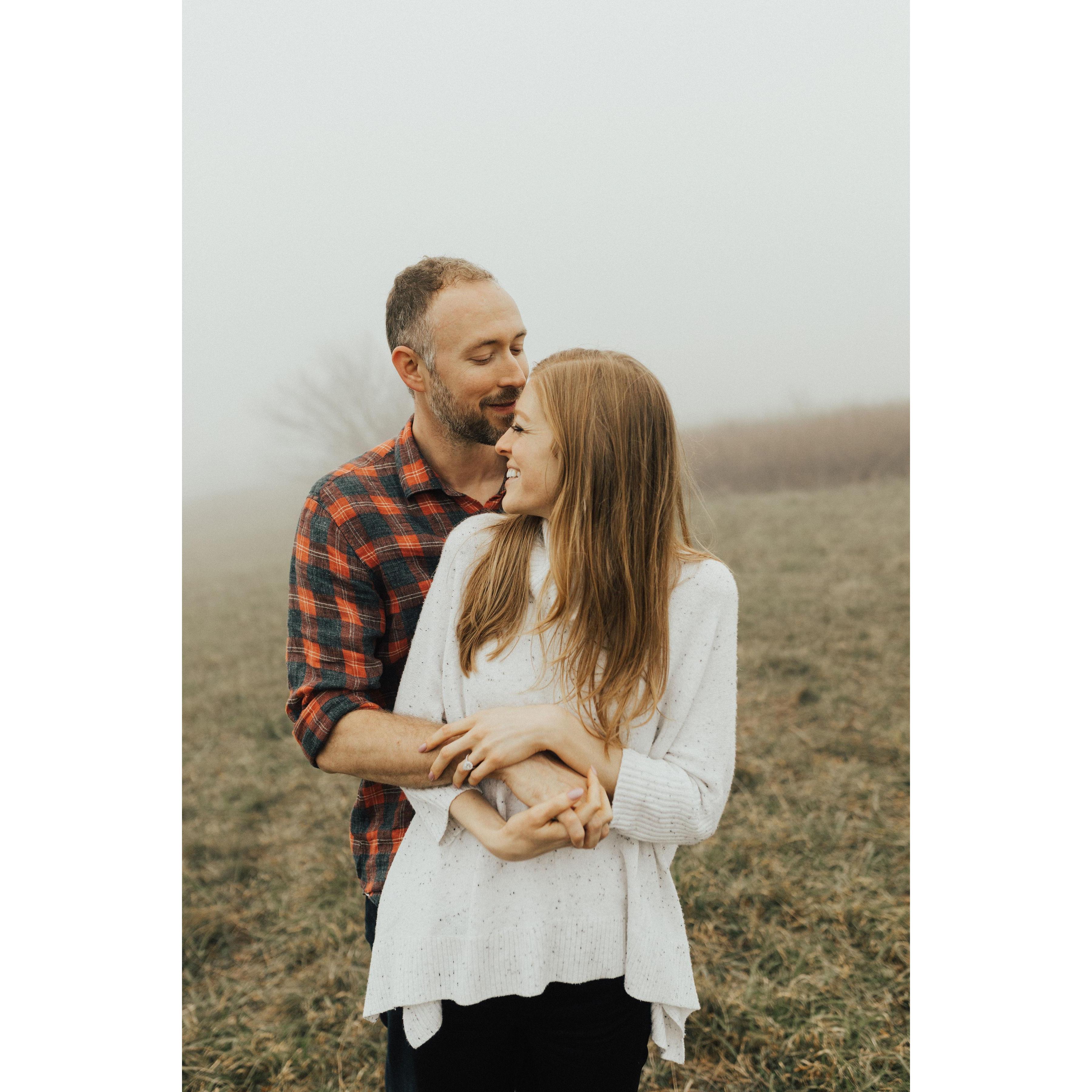 Engagement photos at Cole Mountain (Alexa Ann Photography)