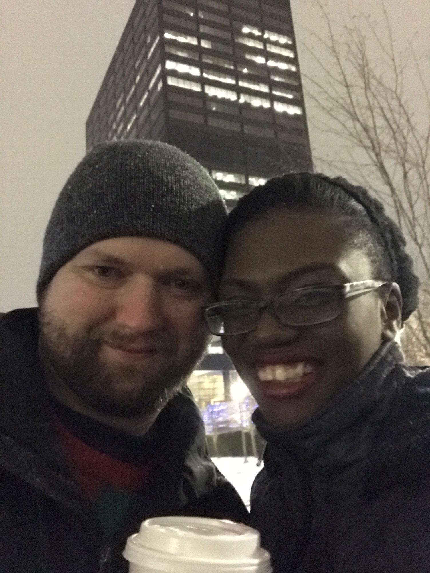 Freezing our asses off for a world record we never came close to breaking.