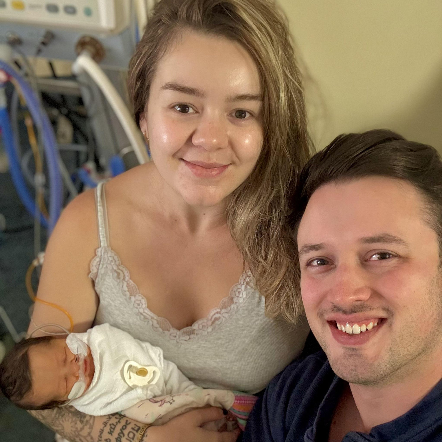 First picture together as a family <3