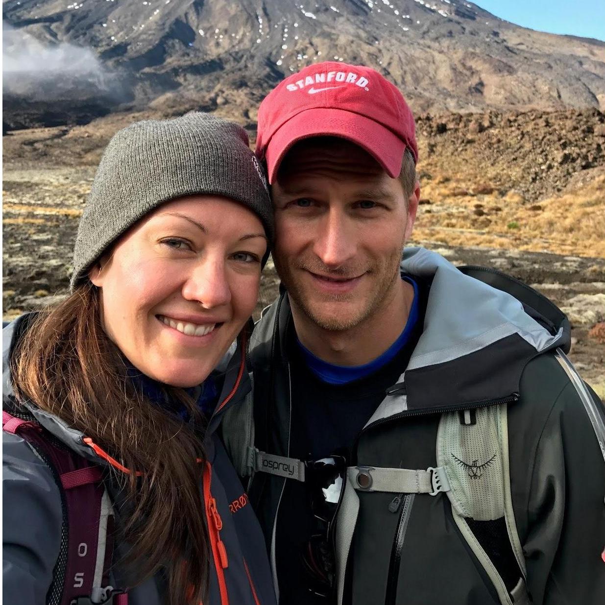 Hiking Mount Doom.