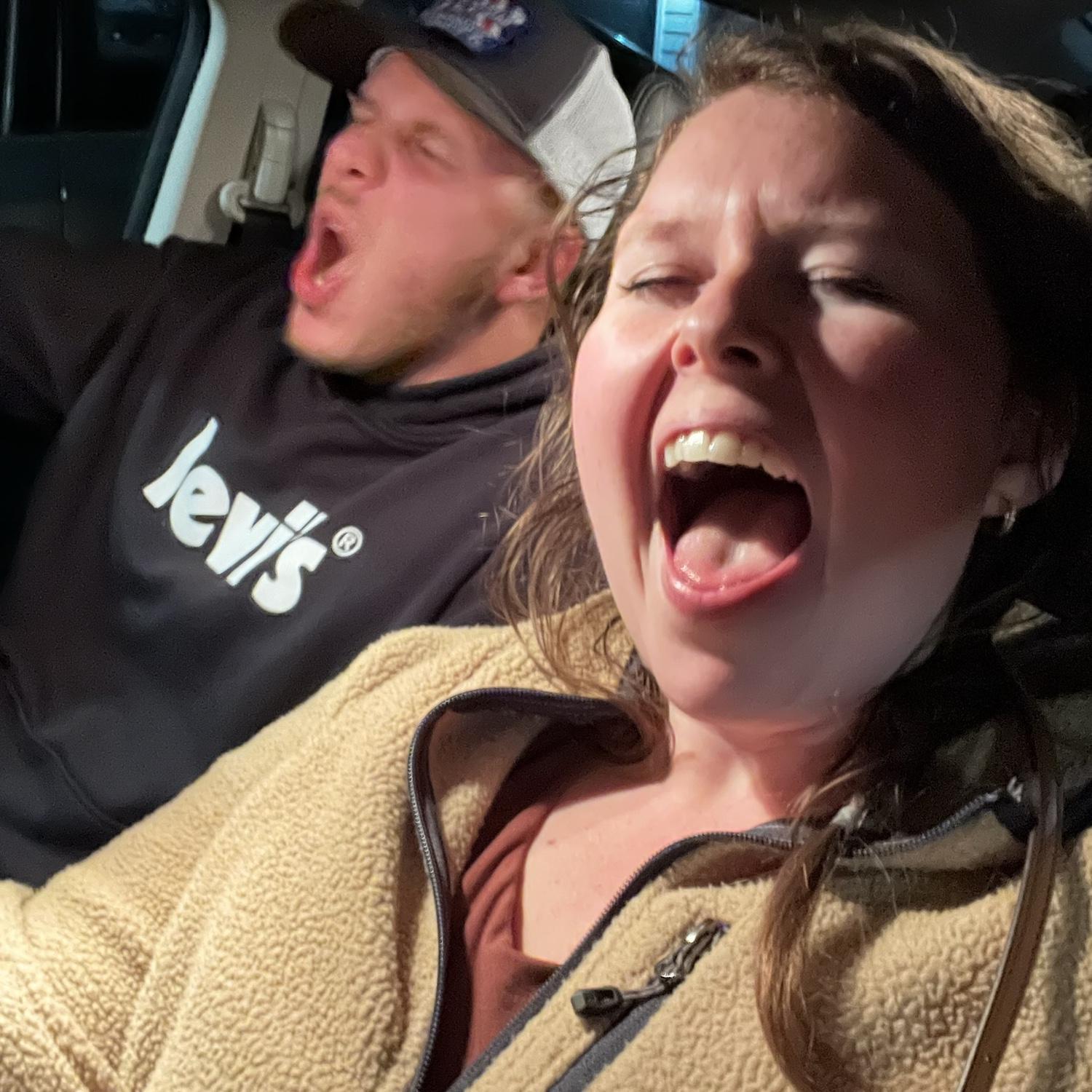 Singing in the car