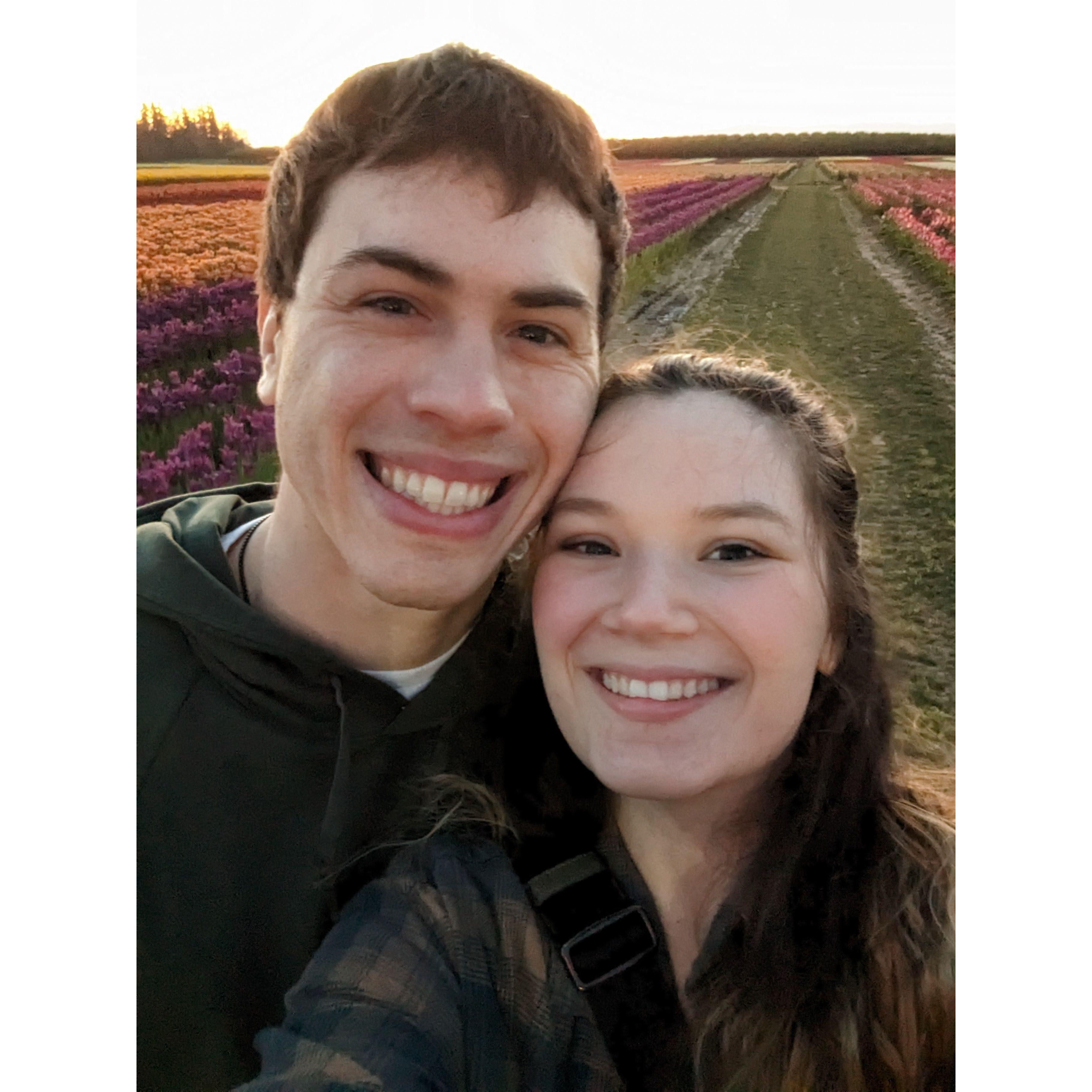 Dawn trip to the tulip festival!
