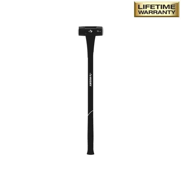 10 lb. Sledge Hammer with 34 in. Fiberglass Handle