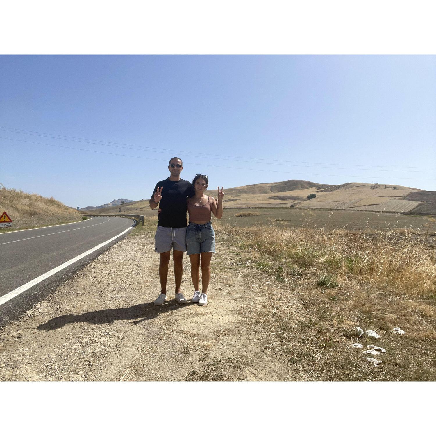 Driving throughout Sicilia. This was our first big trip together! We cannot wait to go back one day soon.