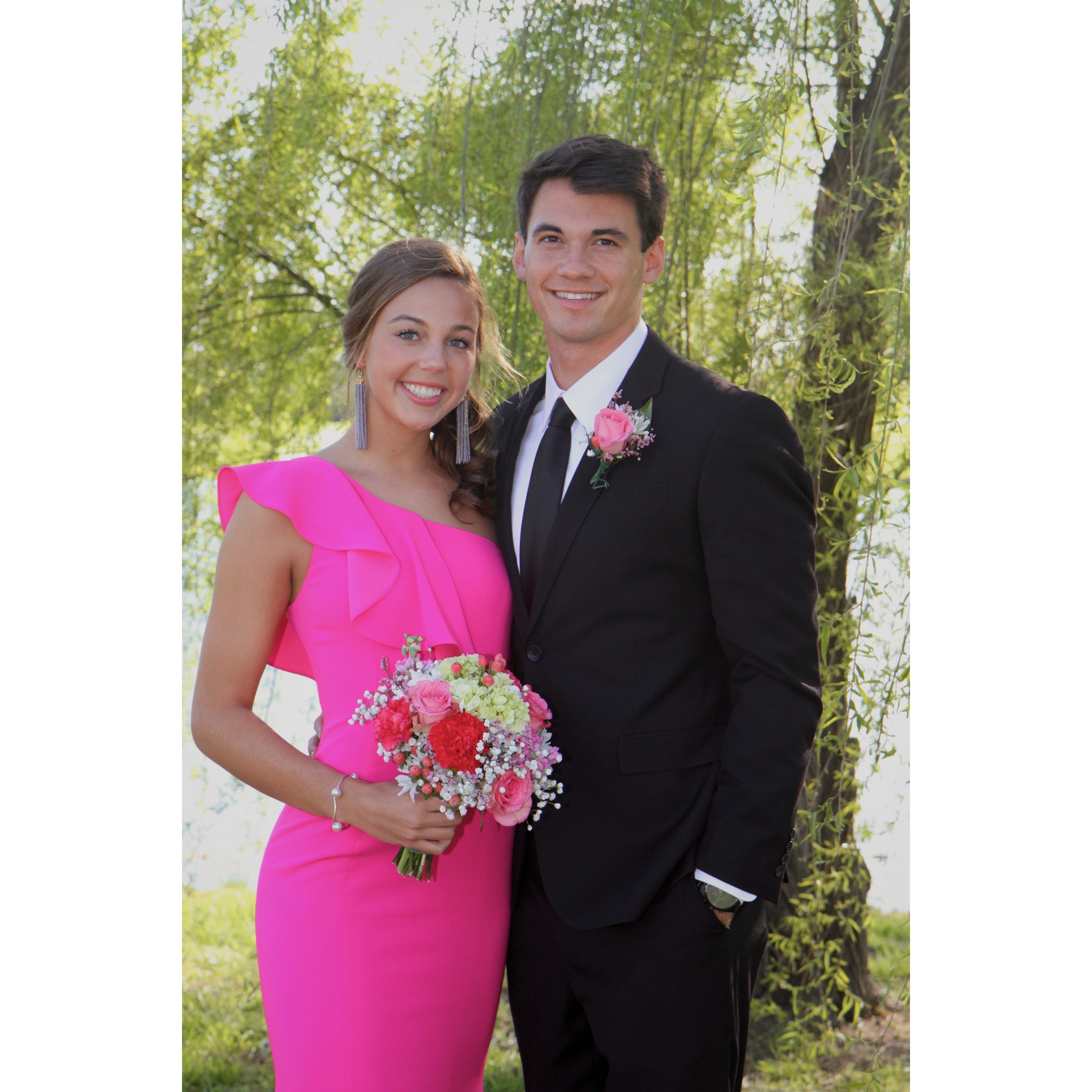 Jonah’s senior and my sophomore prom (2018)