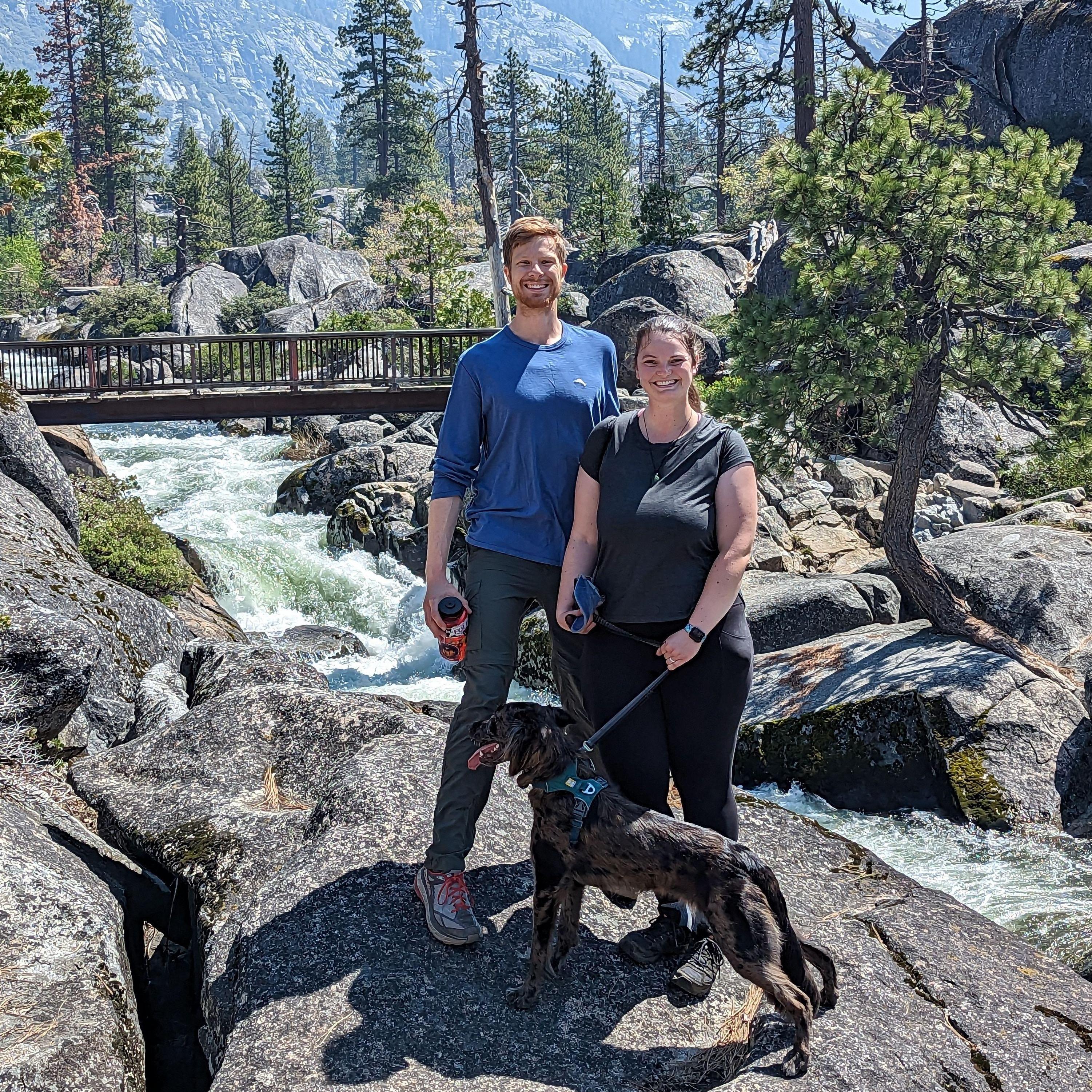 Pinecrest, CA. One of Ash & Matt's favorite places to take Pinot for a hike!