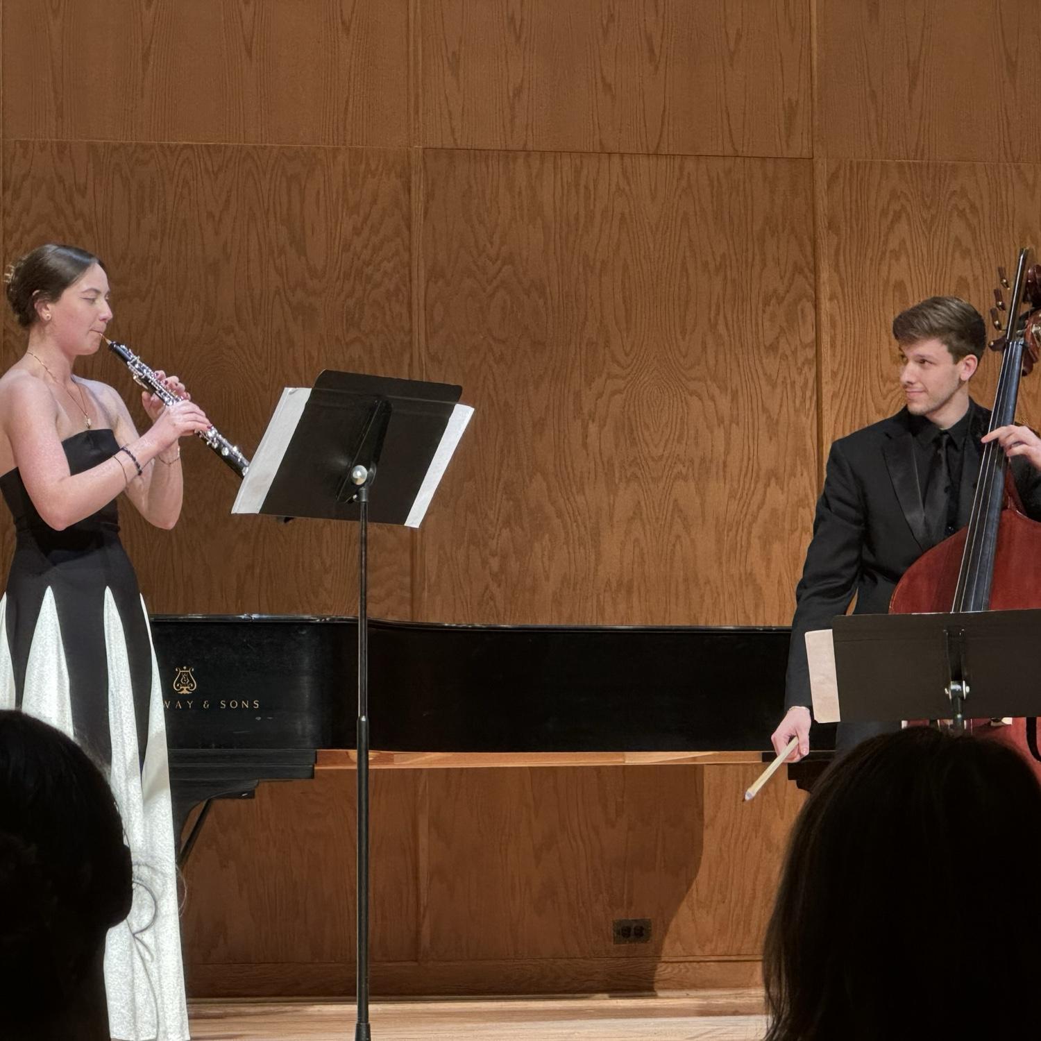 We performed together during Holly's senior recital - very special to be able to make music on stage!
