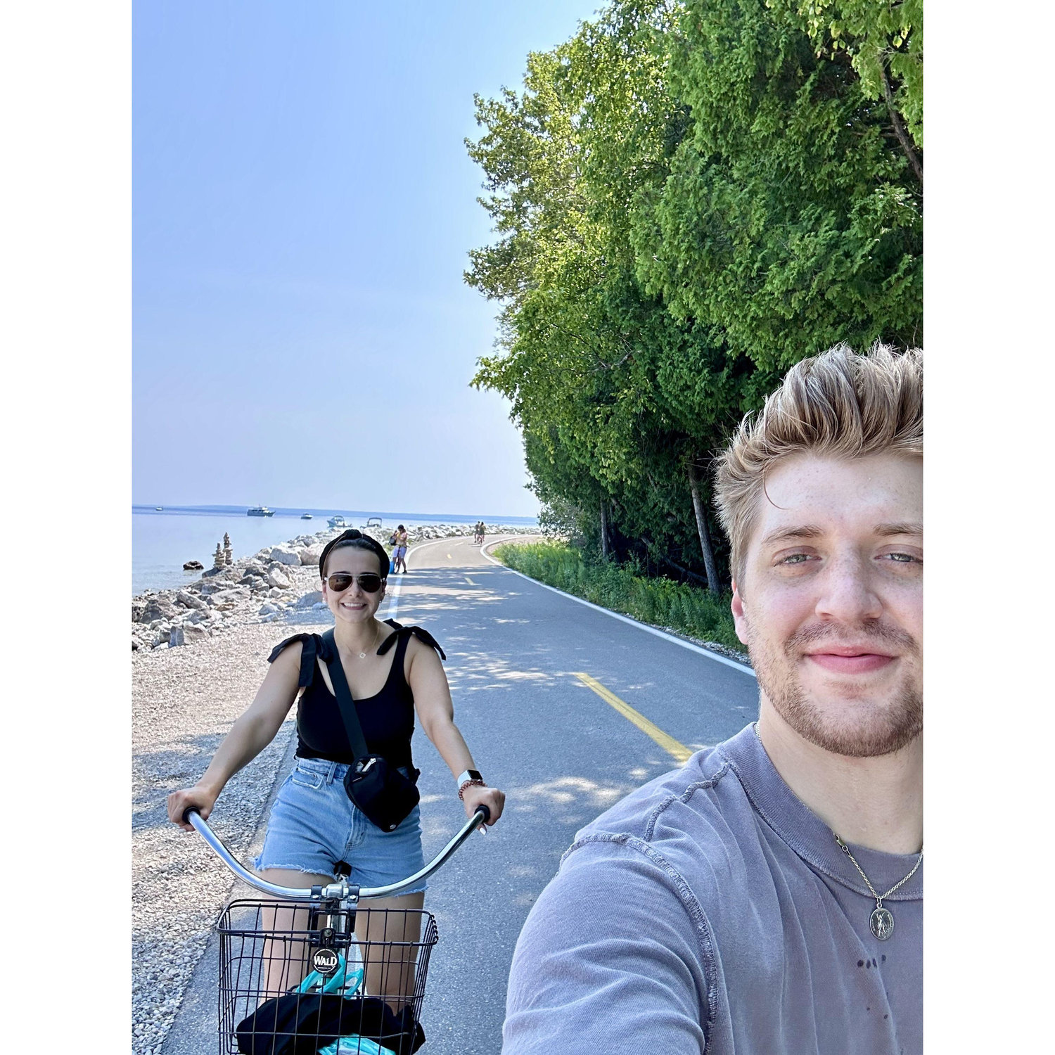 Another favorite getaway of Halie's and Michael's was to Mackinac Island, MI (July 2024.)