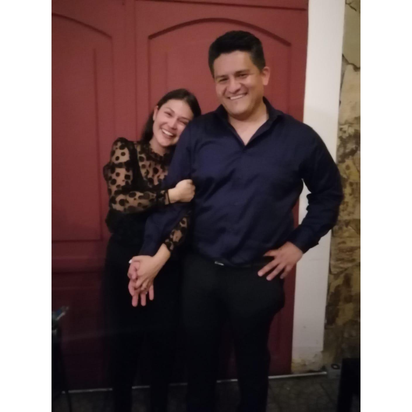 The day we got engaged in Bucaramanga