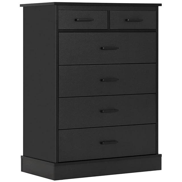 Hasuit 6 Drawer Dresser, Wood Storage Tower Clothes Organizer, Large Storage Cabinet for Bedroom, Hallway, Entryway