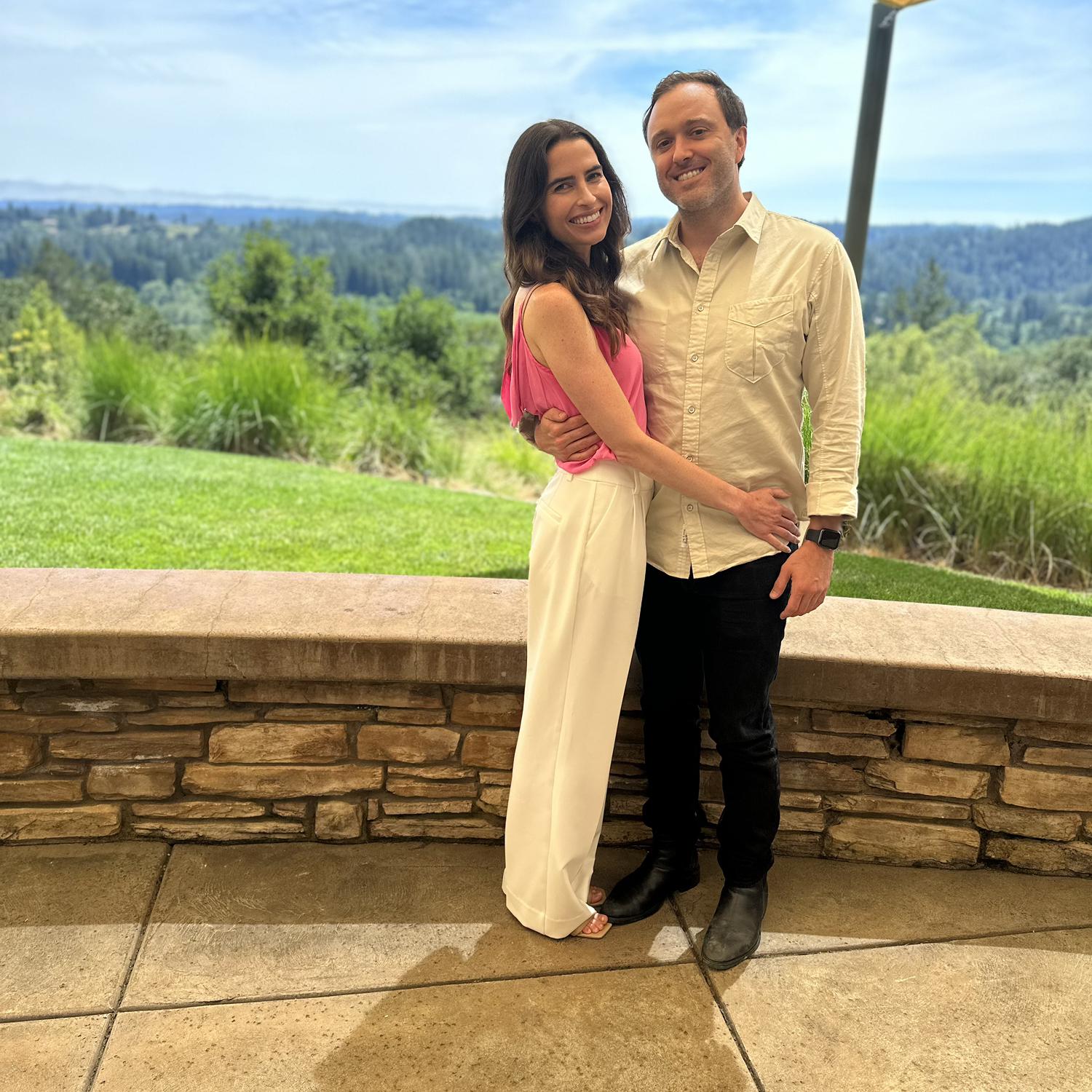 Wine tasting in Sonoma.