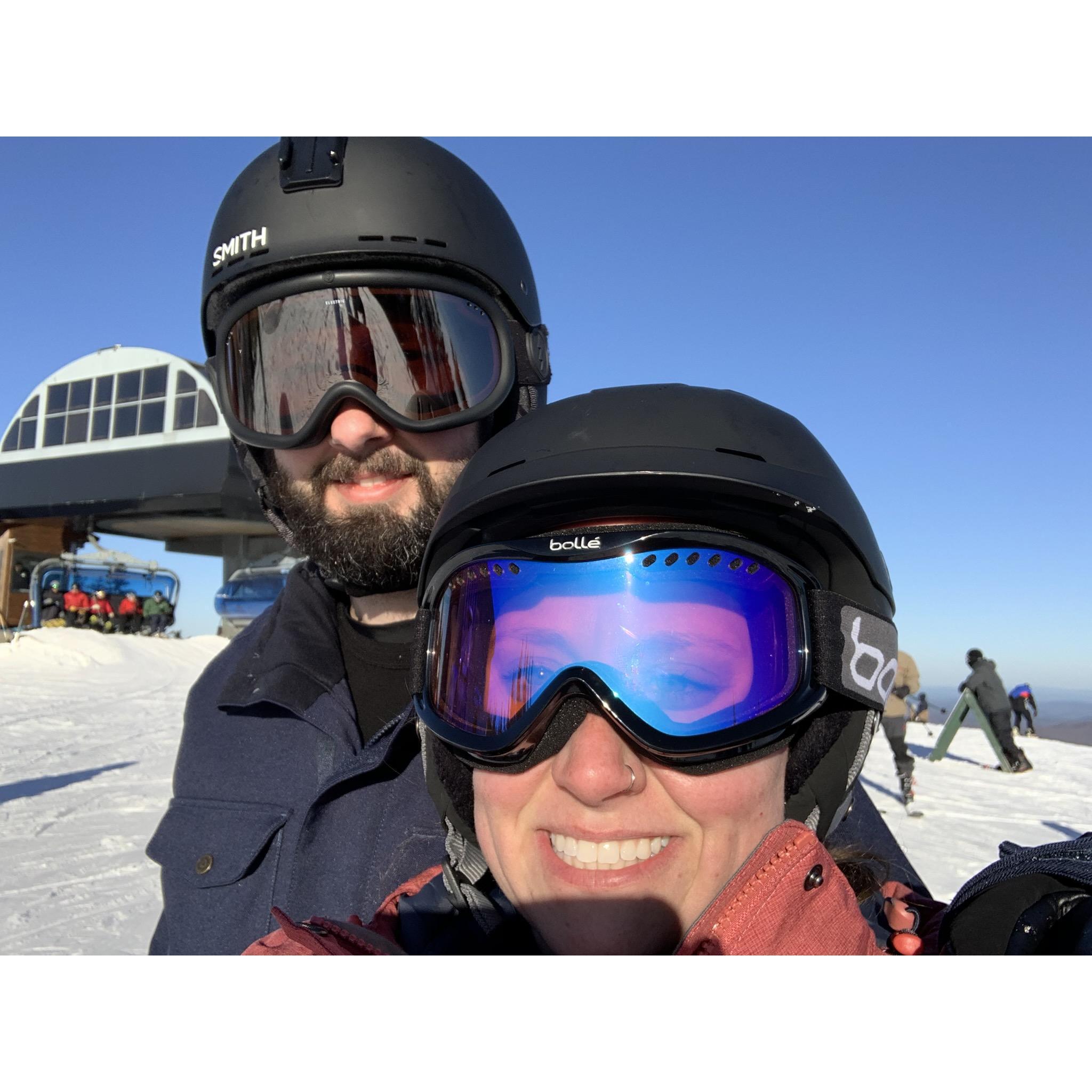 Went to Mt Snow for some Skiing and Riding