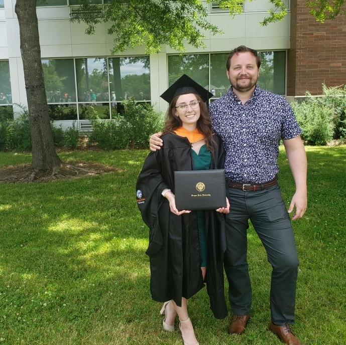 Inga's masters graduation
