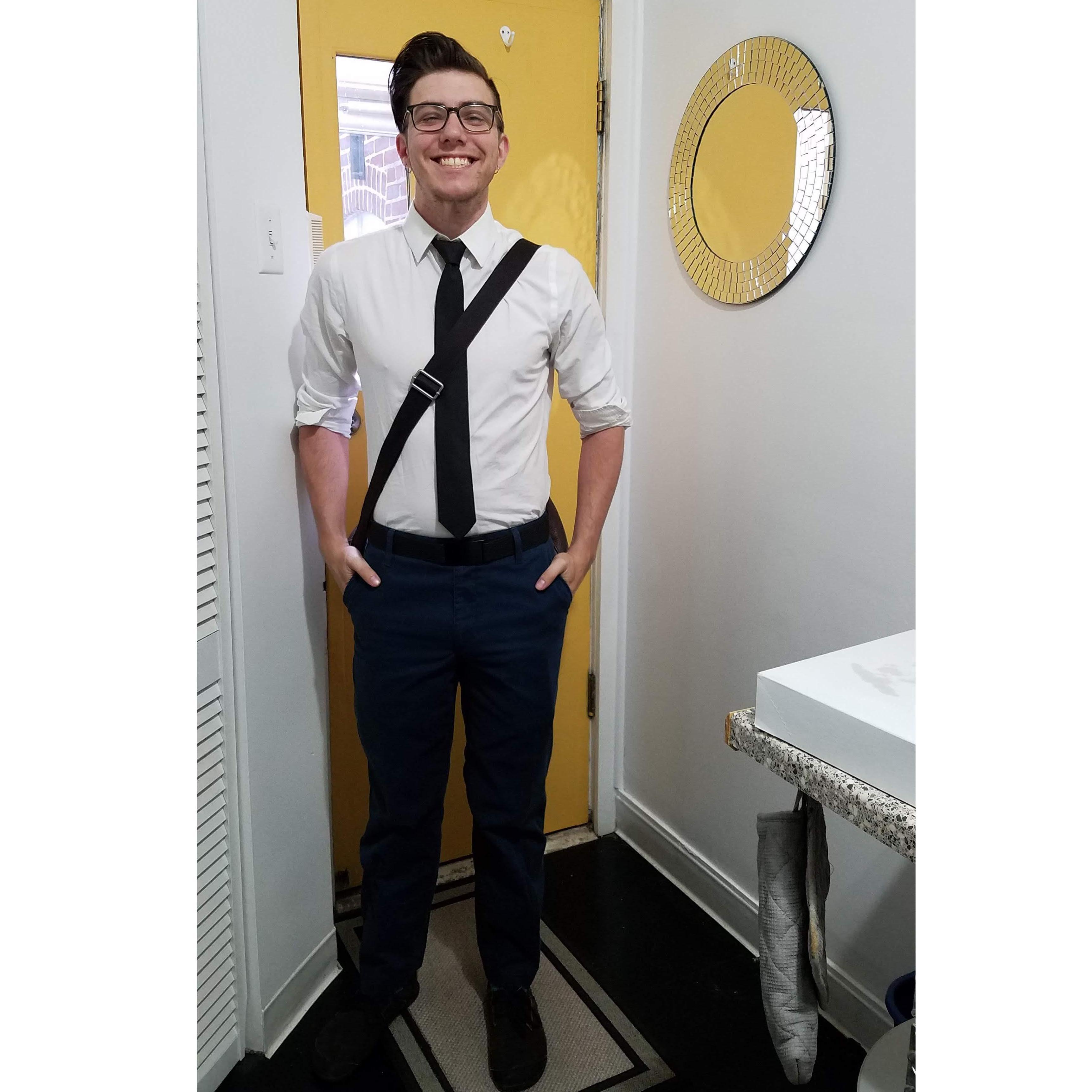 June 2019: Andrew's first day as a Master Dosimetrist!