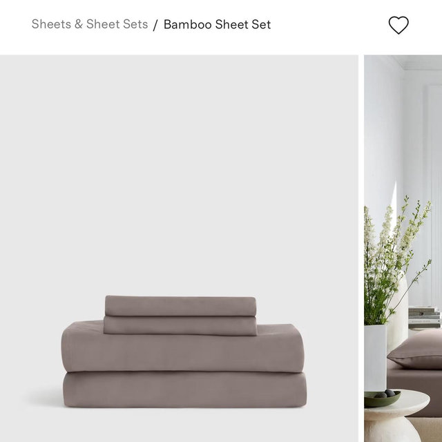 Bamboo Sheet Set - Stone, Queen