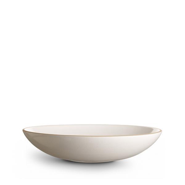 Shallow Salad Bowl (in opaque white)