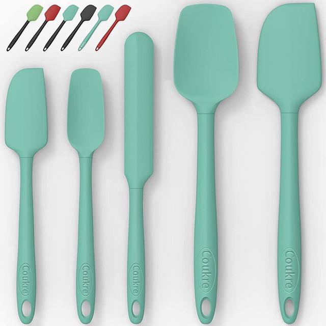 GEEKHOM Silicone Spatula 600 Degree Heat Resistant BPA Free Non Toxic  Spatulas Set, Large Flexible Non-Stick Rubber Turner