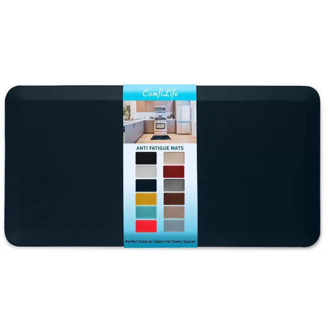 ComfiLife Anti-Fatigue 39-Inch Memory Foam Comfort Mat in Navy