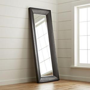 Maxx Black Floor Mirror
