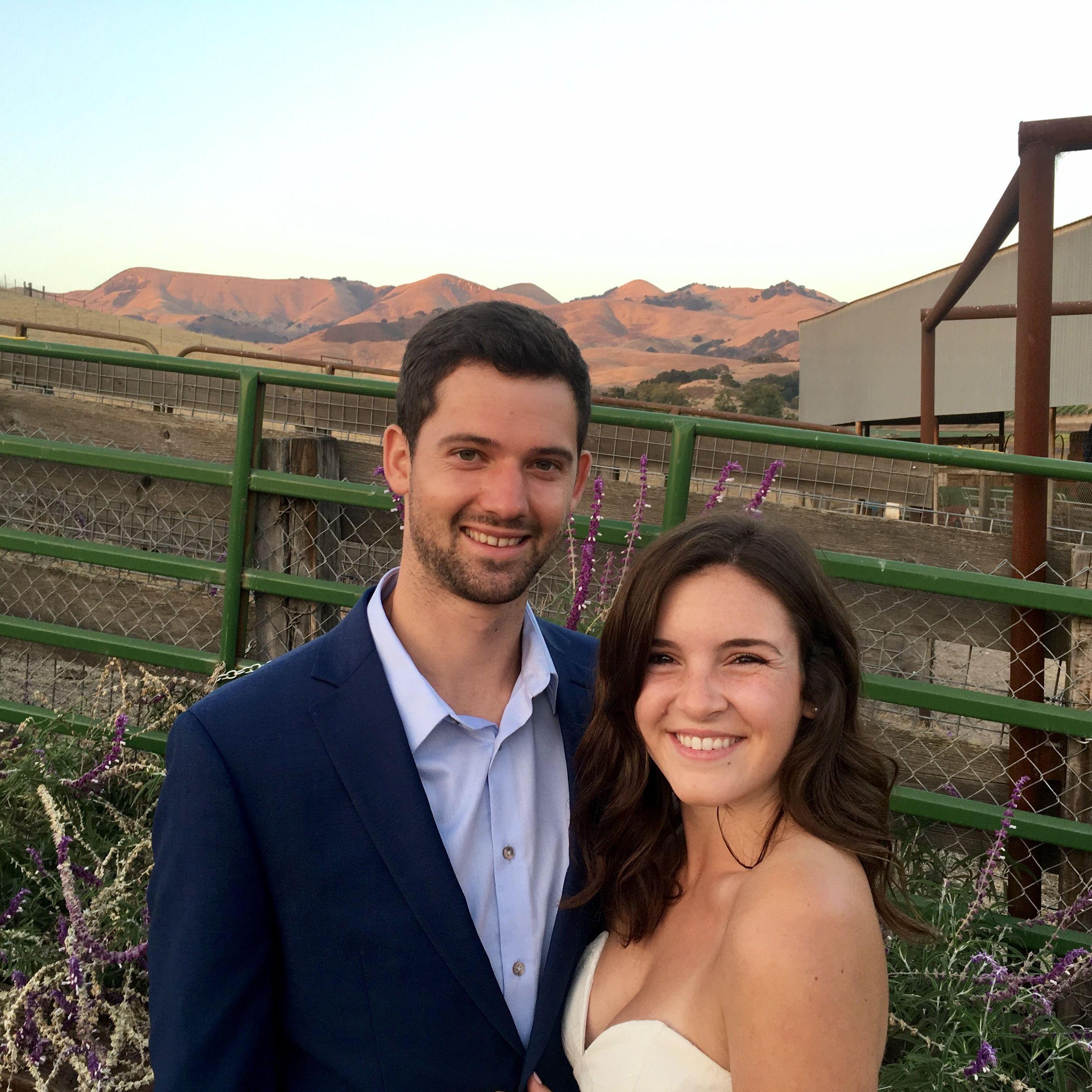 We attended a family wedding in San Luis Obispo back in 2017 on a beautiful ranch. We'd like to think it sparked a thought of what our wedding would be like in years to come.