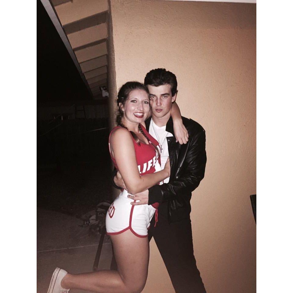 First Halloween together! A lifeguard and Danny Zuko
