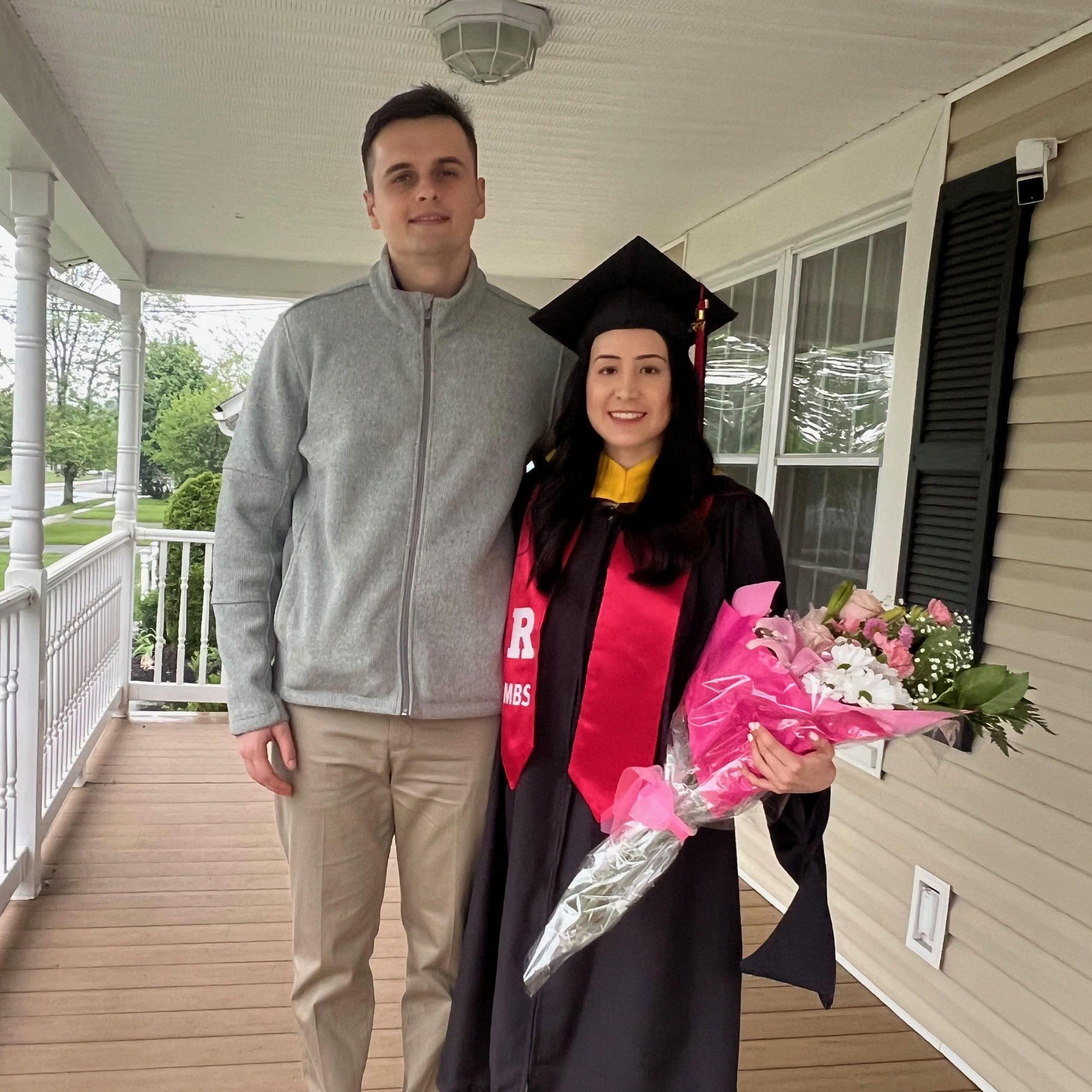 Sharon's Rutgers Masters Graduation