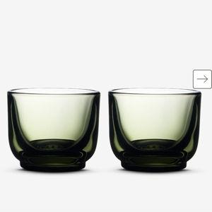 Pirch Espresso Glasses (woodland green)