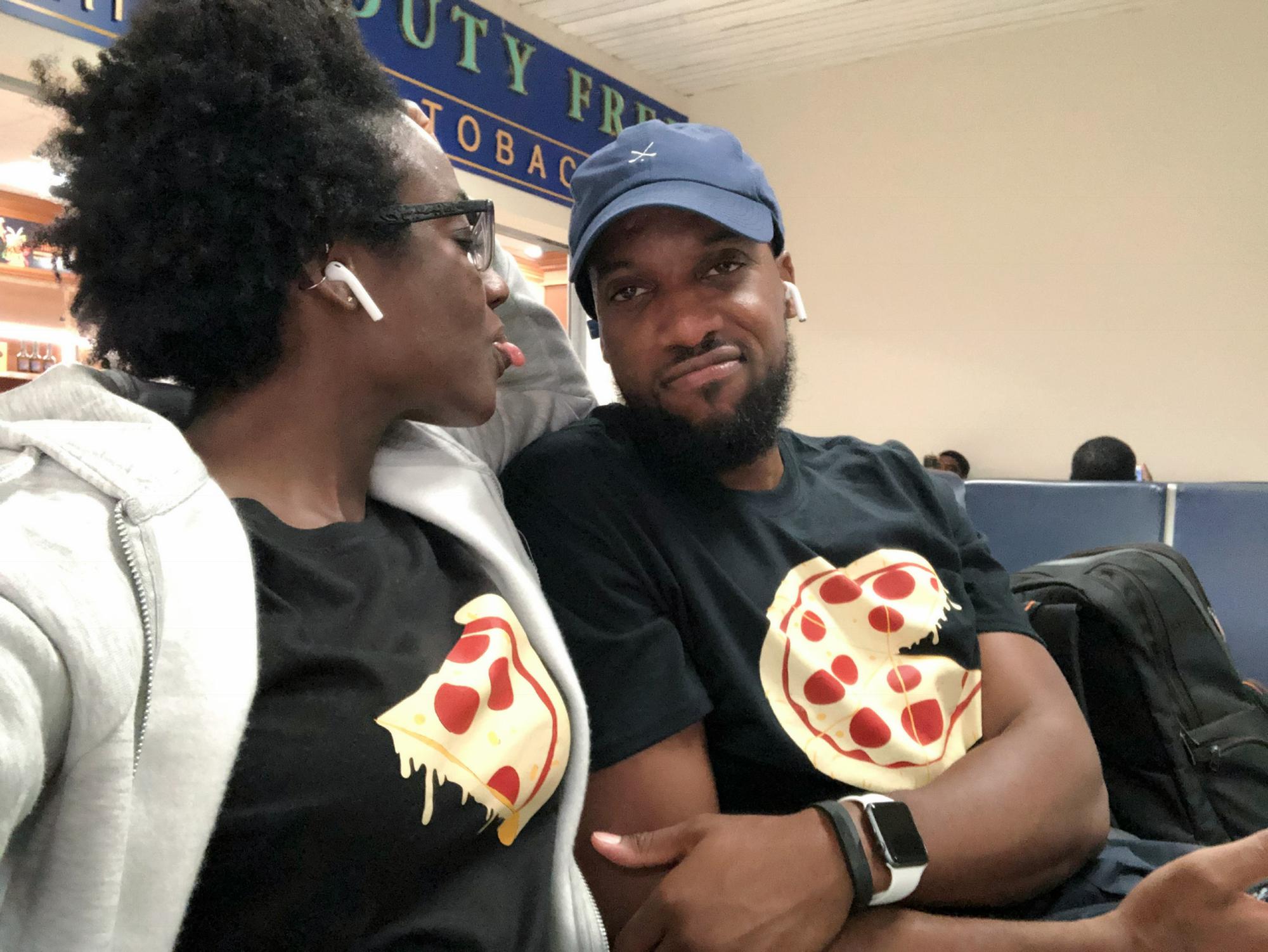 Stay cheesy!! This was on our way back from Turks & Caicos which was our first international trip together in 2018