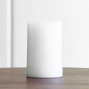 White 4"x6" Pillar Candle