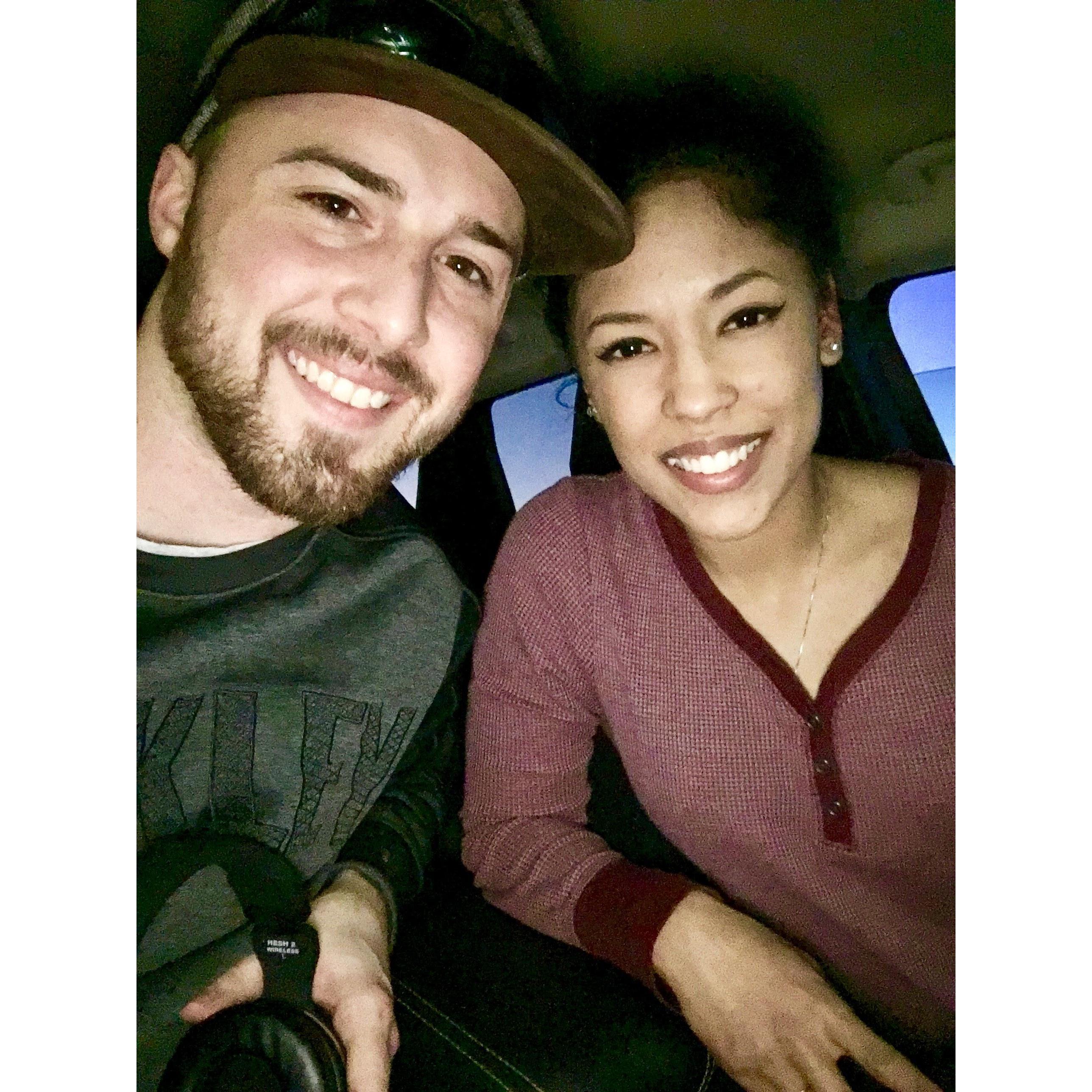 Kyle's out of the Navy, but we're taking trips back and forth from CO to OK
