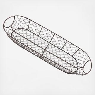 Farmhouse Mesh French Bread Basket