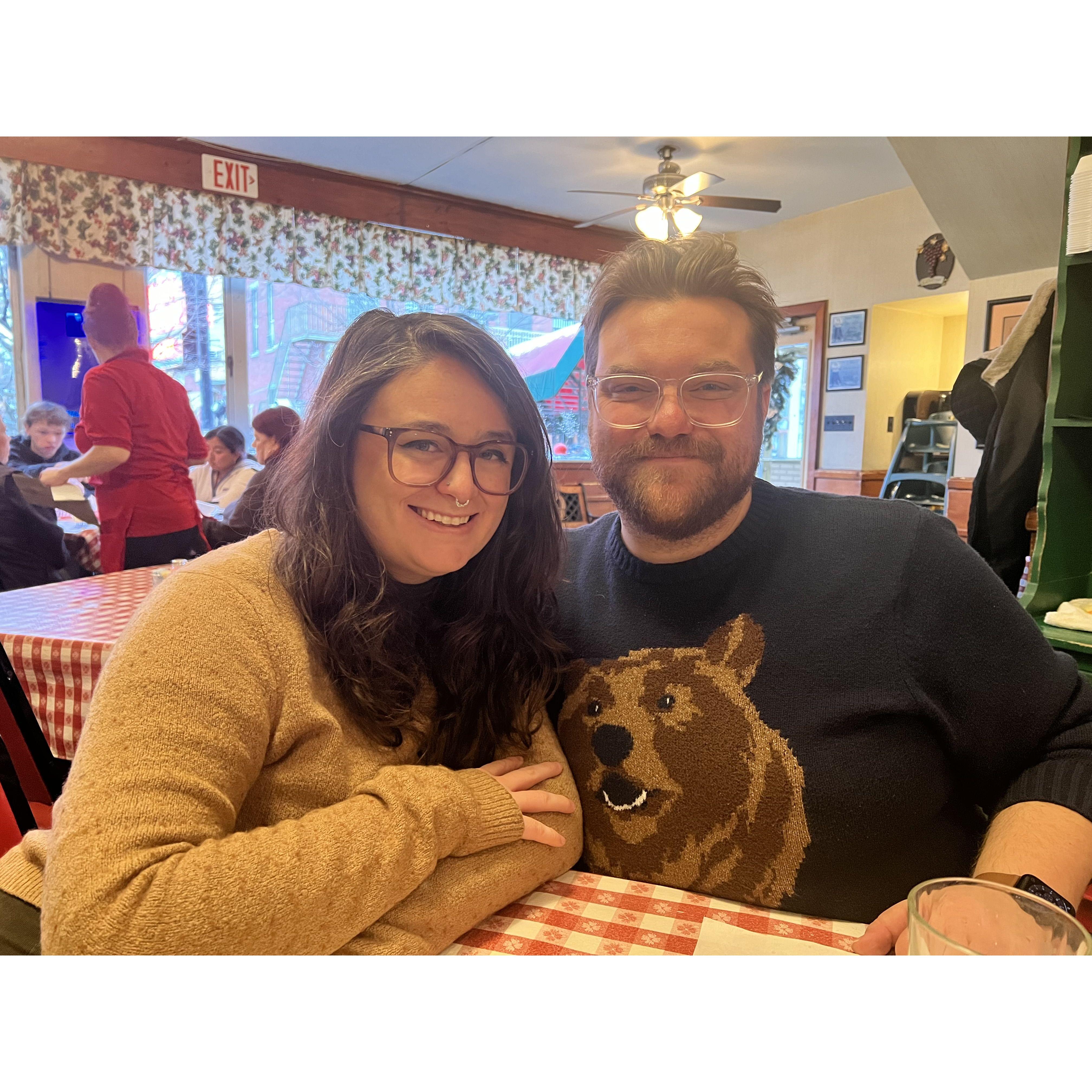 Italian Food in Jon's hometown, Uniontown PA!
