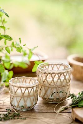 Summer Nights Rattan Citronella Candle