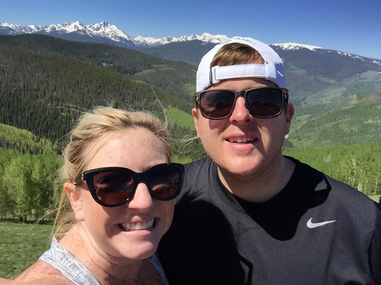 The famous $80 selfie. Vail is worth the view