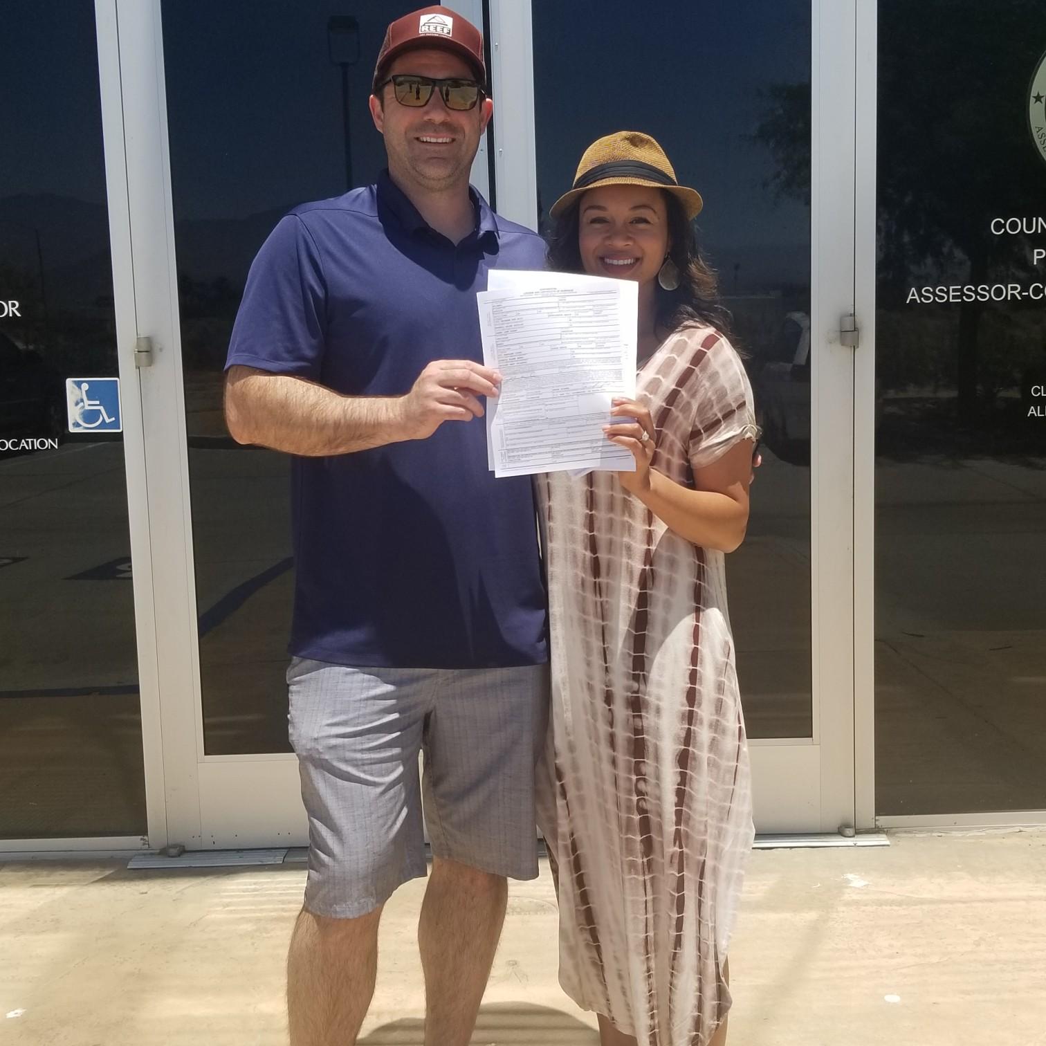 Marriage license! 😁