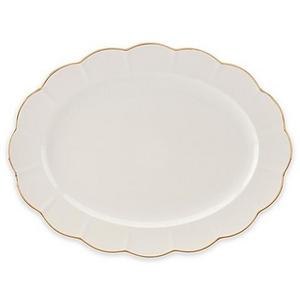 Marchesa by Lenox® Shades of White 16-Inch Oval Platter